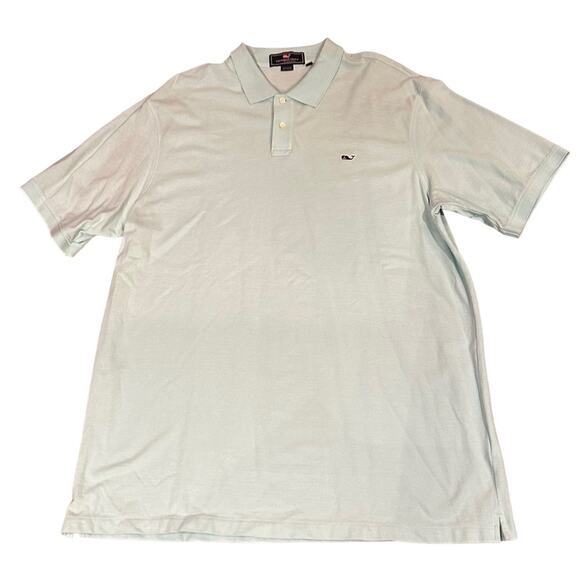 Vineyard Vines Aqua Mens XXL Short Sleeve Polo Shirt - Picture 1 of 5